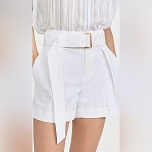 Vince Womens Belted Twill Short